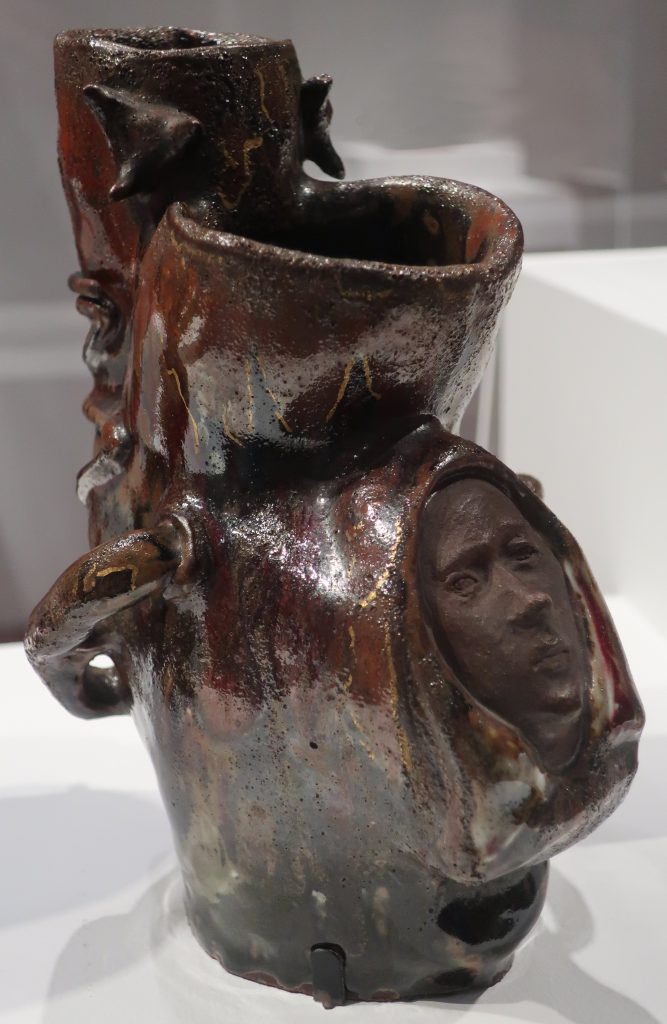 Double Vessel with Mask of Woman by Paul Gauguin