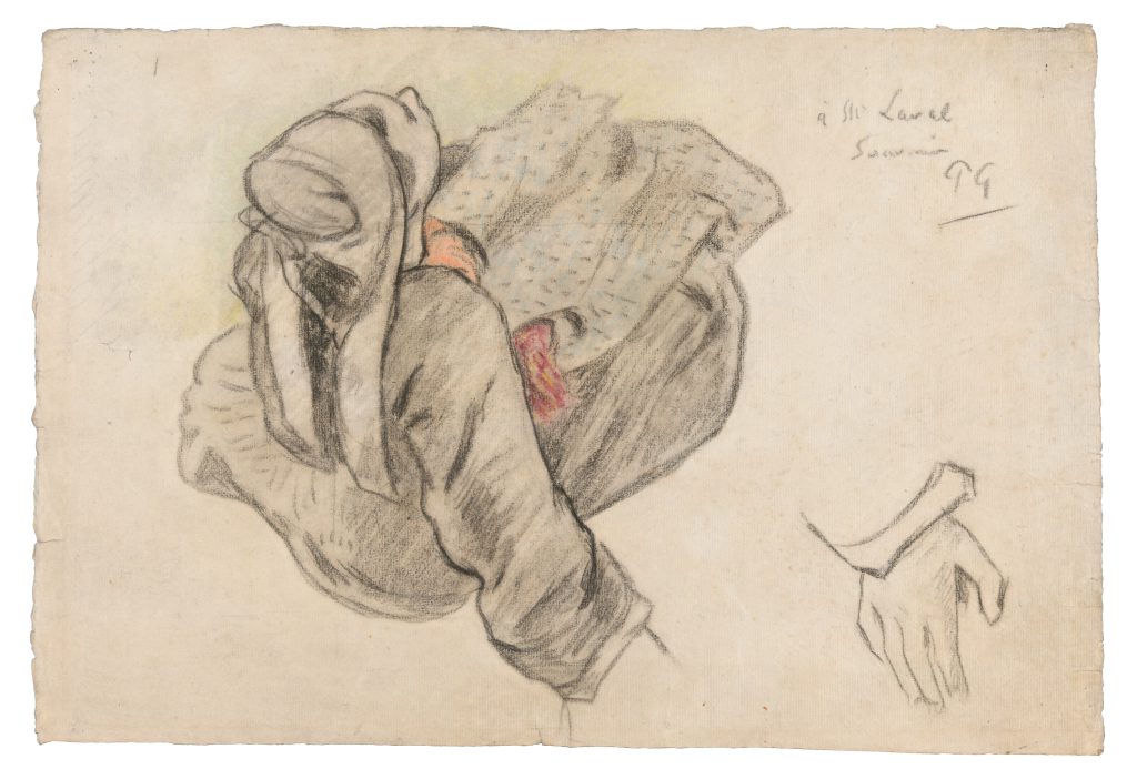 Seated Breton Woman by Paul Gauguin