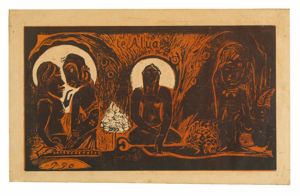 Te atua (The God), from the Noa Noa Suite by Paul Gauguin