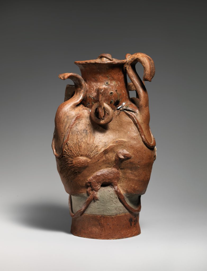 Vessel with Women and Goats by Paul Gauguin, view 2