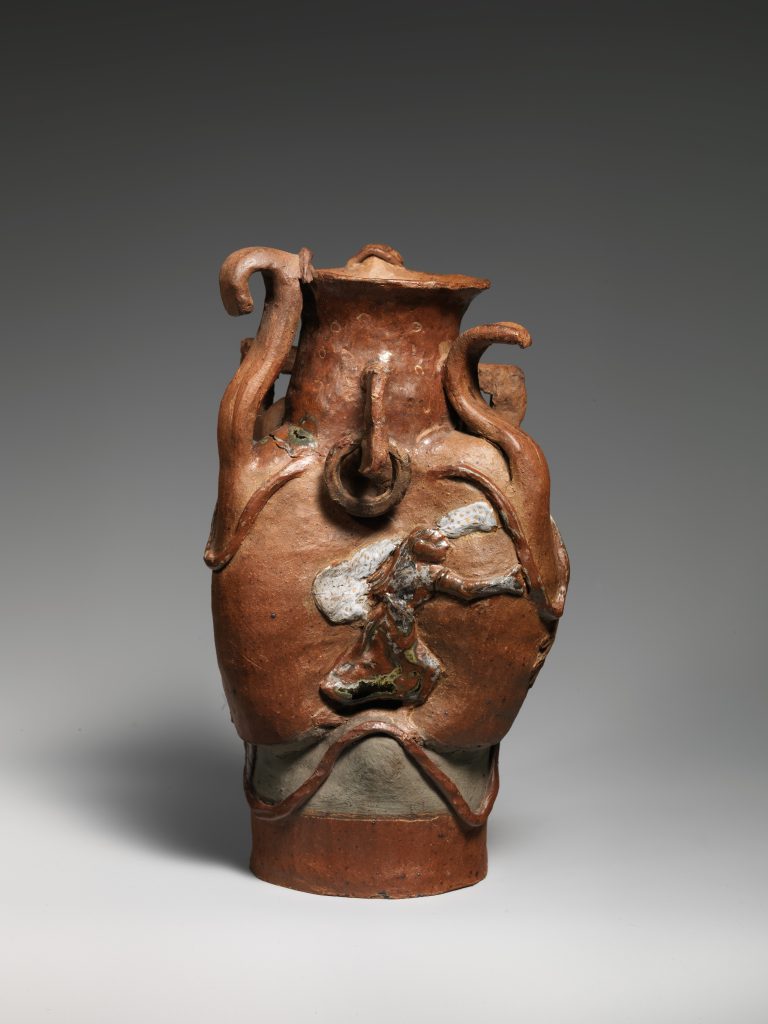 Vessel with Women and Goats by Paul Gauguin, view 3