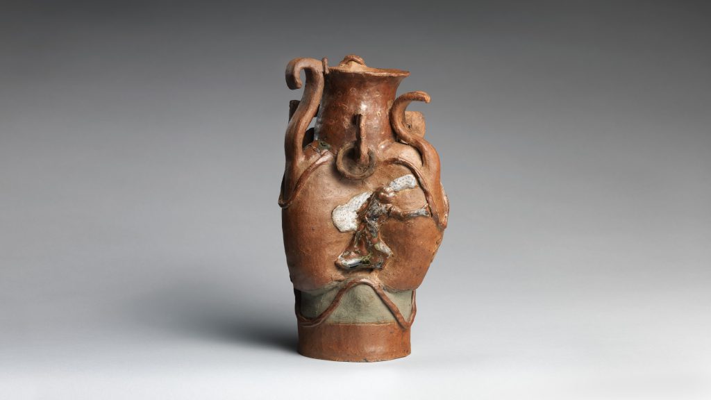 Vessel with Women and Goats by Paul Gauguin, view 6
