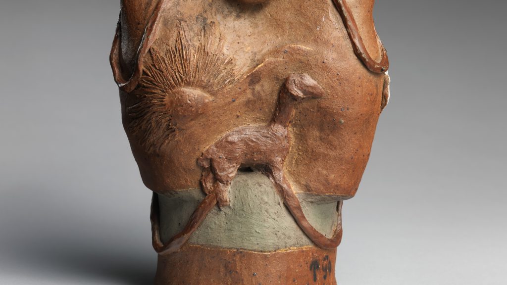 Vessel with Women and Goats by Paul Gauguin, view 7